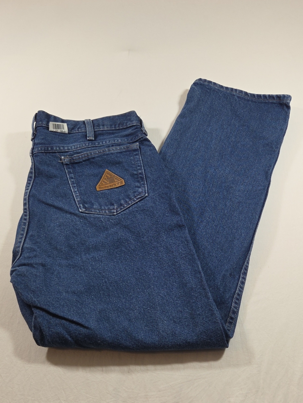 Bulwark FR Men's Denim Work Jeans Casual Straight Flame Retardant 36-32